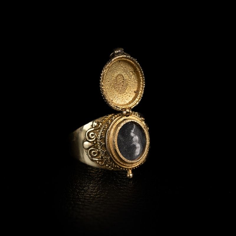 Poison | Bague - Laiton - NOIR KĀLA