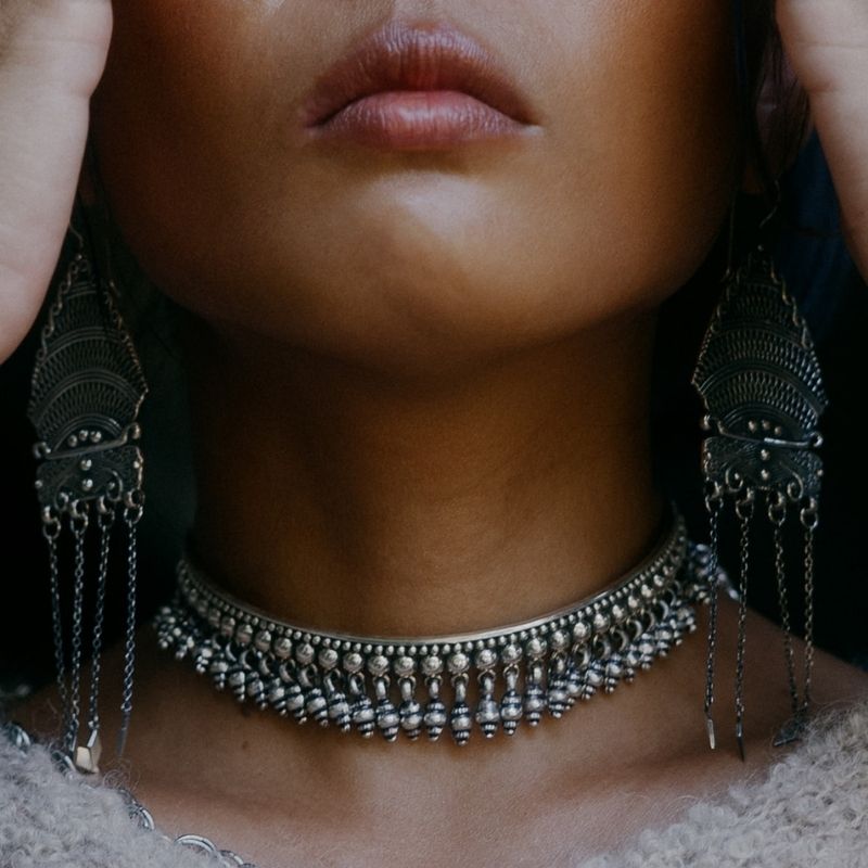 Sakti | Bracelet de cheville - NOIR KĀLA