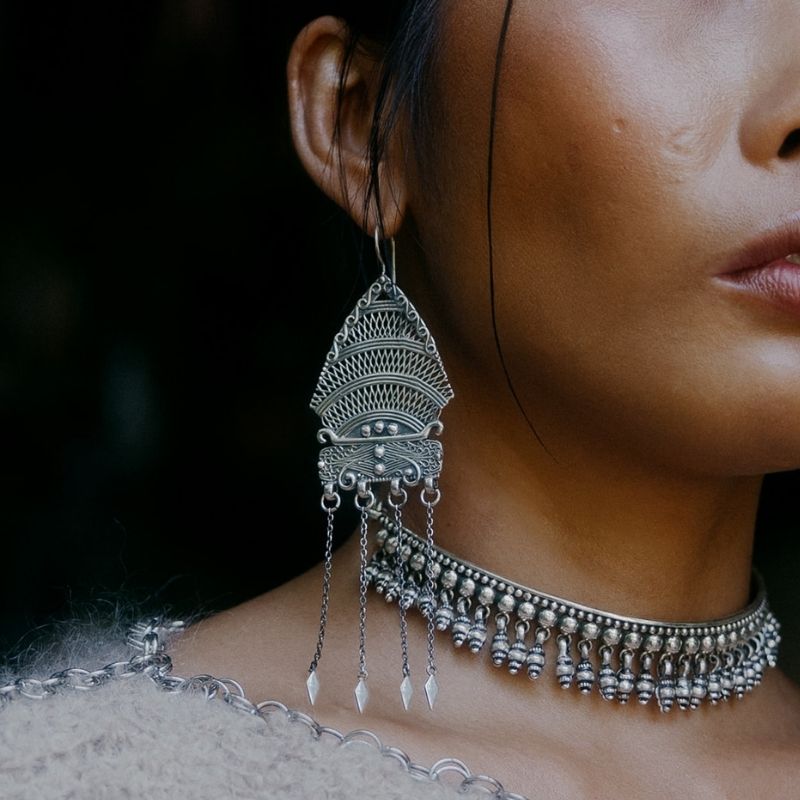 Sakti | Bracelet de cheville - NOIR KĀLA