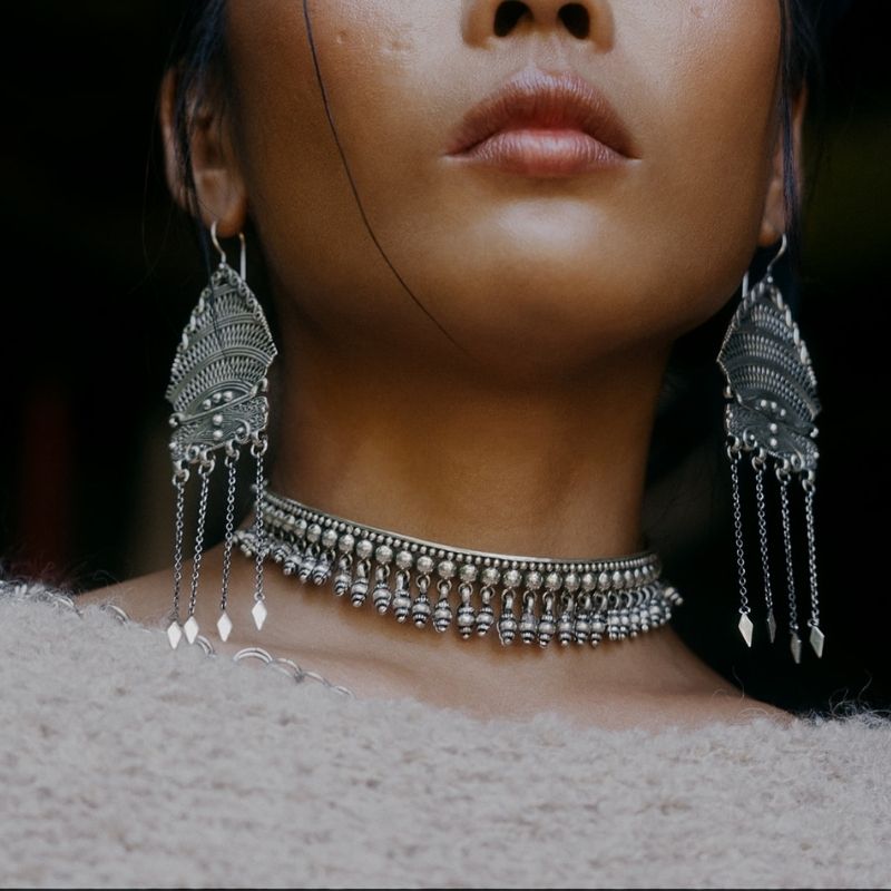 Sakti | Bracelet de cheville - NOIR KĀLA