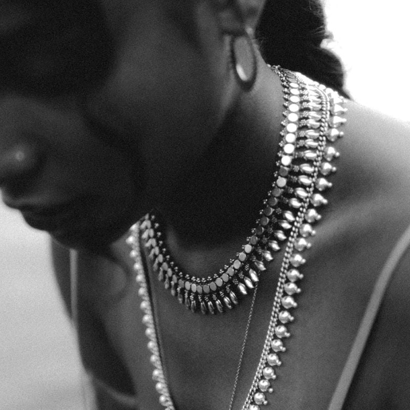 Sakti | Bracelet de cheville - NOIR KĀLA