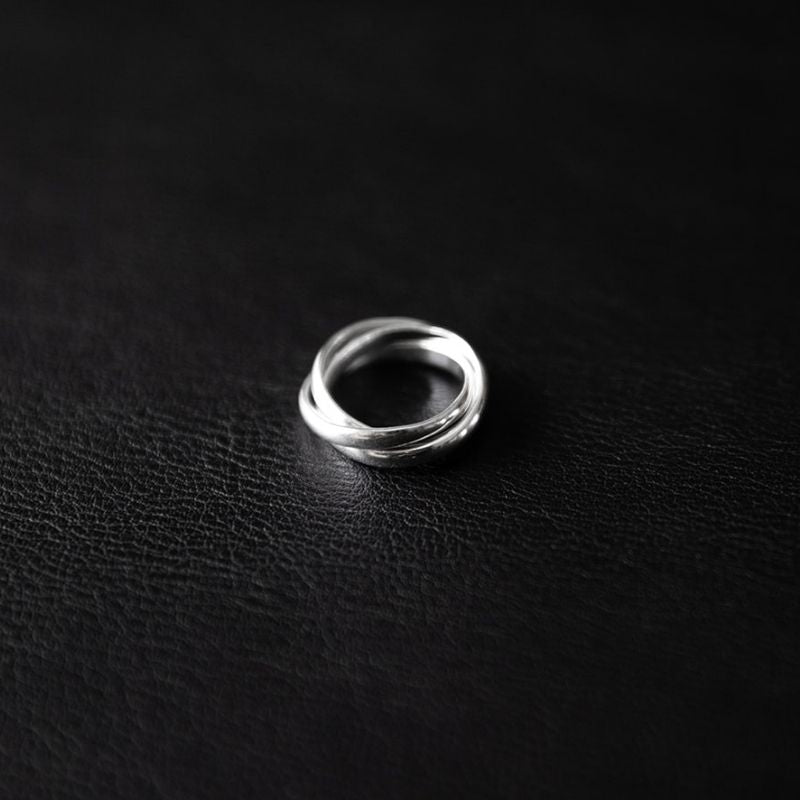 Trinity | Bague - NOIR KĀLA