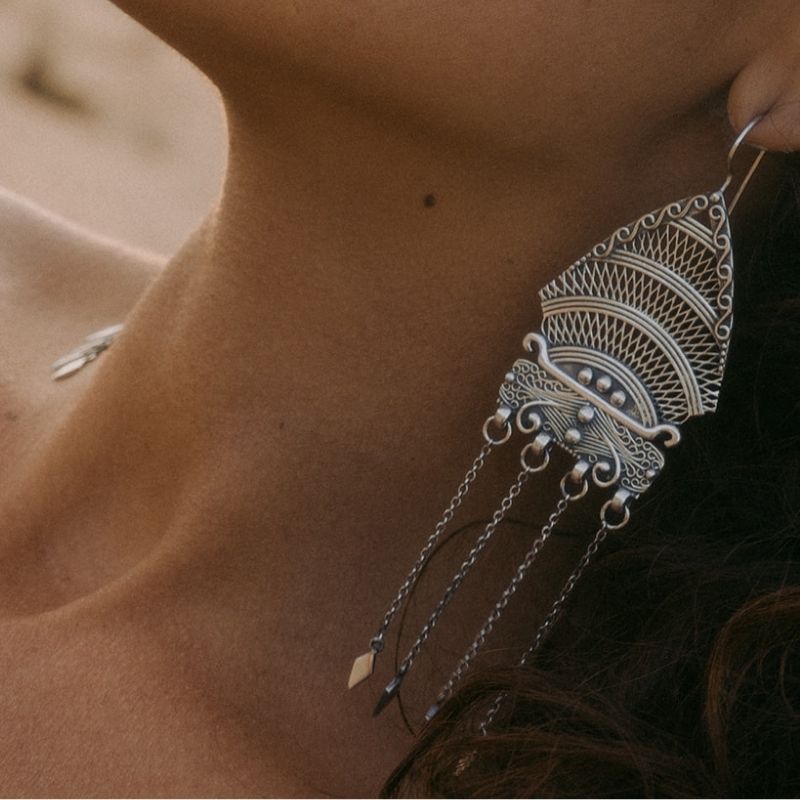 Sakti | Bracelet de cheville - NOIR KĀLA