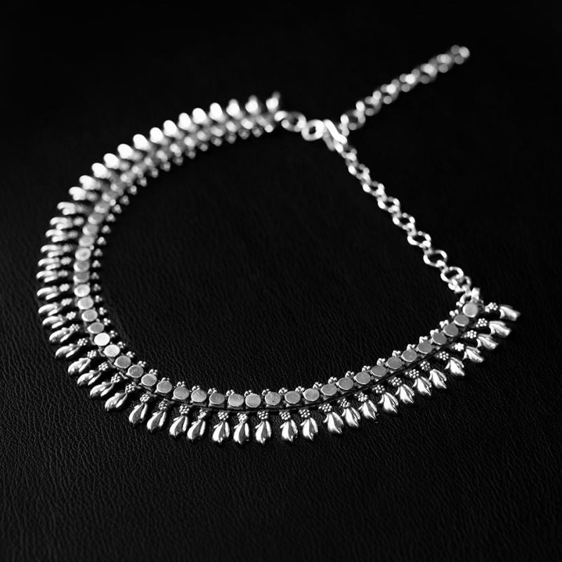 Sakti | Bracelet de cheville - NOIR KĀLA