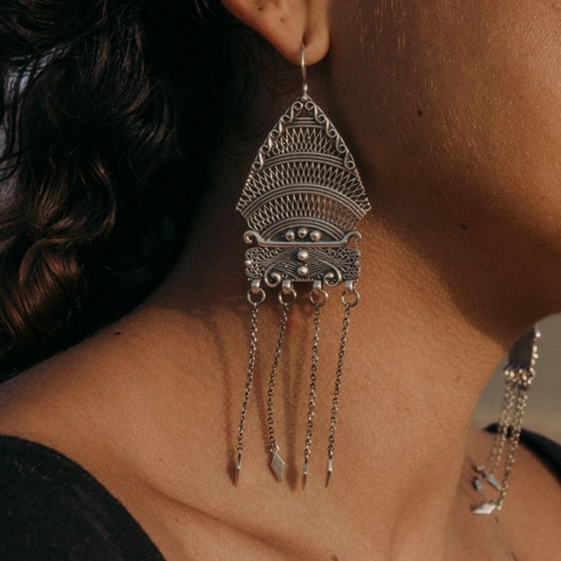 Sakti | Bracelet de cheville - NOIR KĀLA