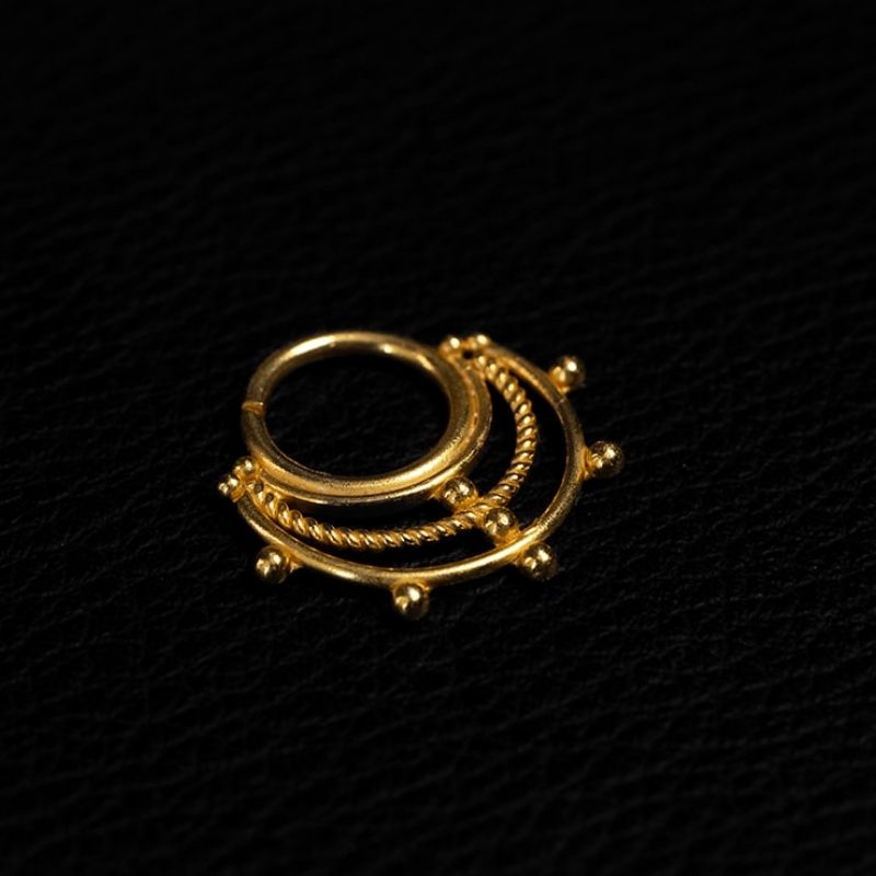 Divine | Piercing Septum - Or (18k Sale Collection) - NOIR KĀLA