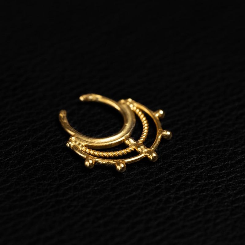 Divine | Piercing Septum - Or (18k Sale Collection) - NOIR KĀLA