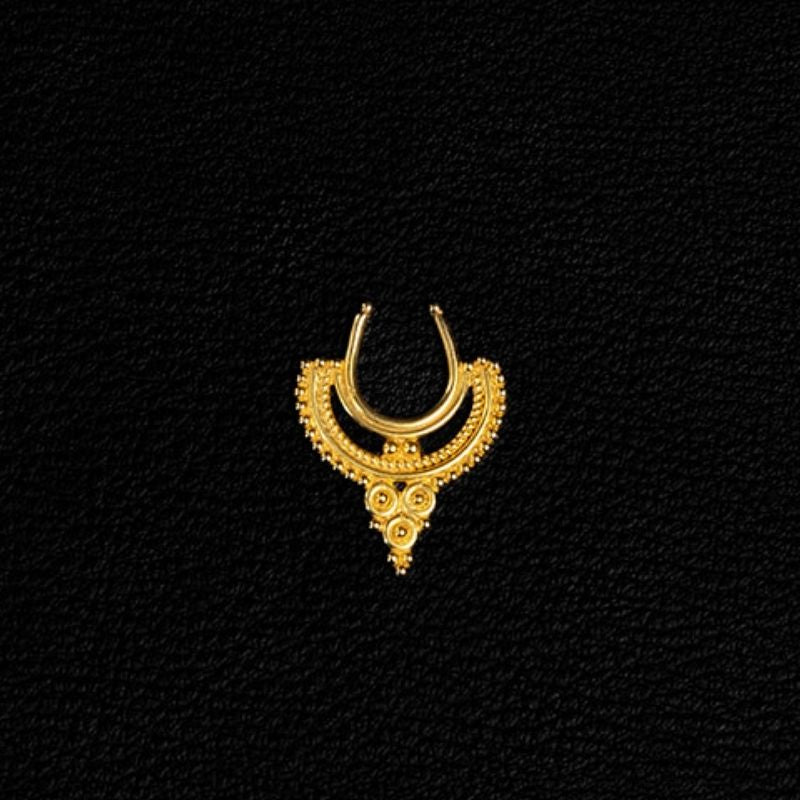 Divine | Piercing Septum - Or (18k Sale Collection) - NOIR KĀLA