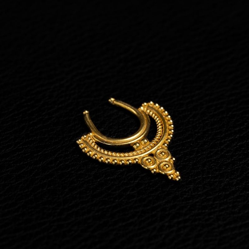 Divine | Piercing Septum - Or (18k Sale Collection) - NOIR KĀLA