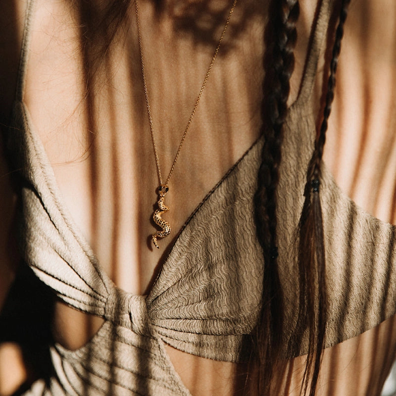 Serpent | Collier pendentif - Or