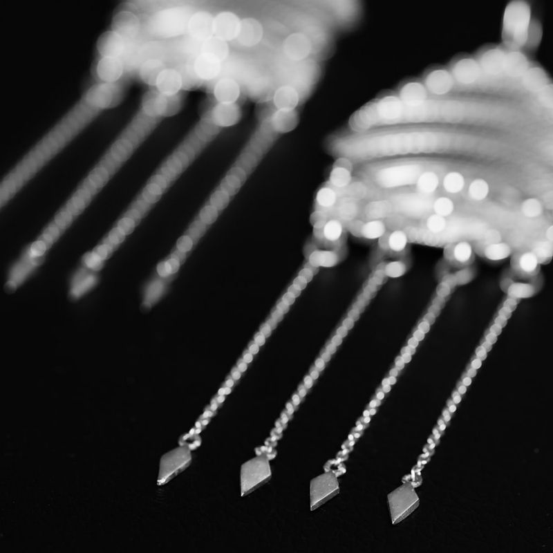 Sakti | Bracelet de cheville - NOIR KĀLA