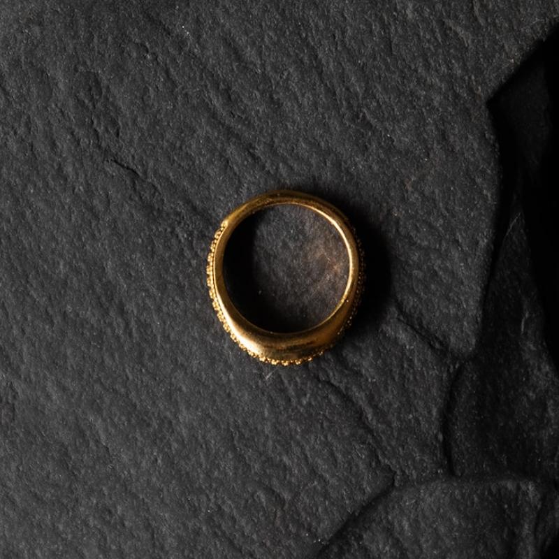 Little Dome | Ring - Brass - NOIR KĀLA