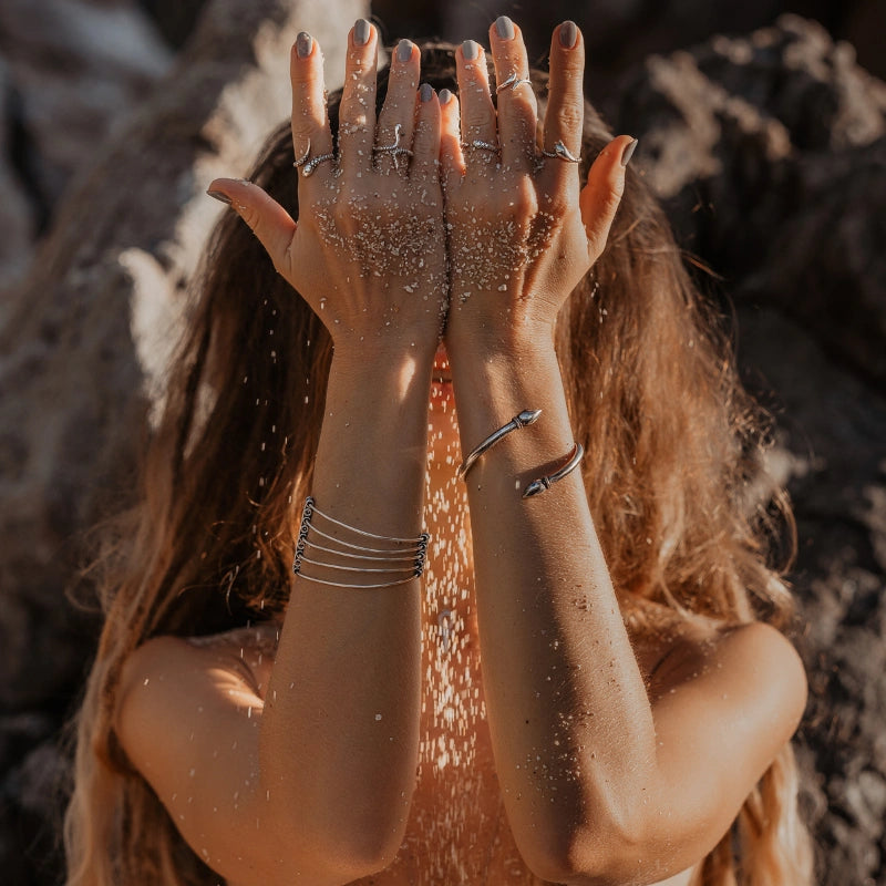 Serpentine | Bracelet  - NOIR KĀLA