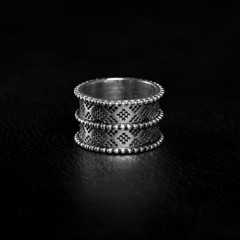 Trinity | Bague - NOIR KĀLA