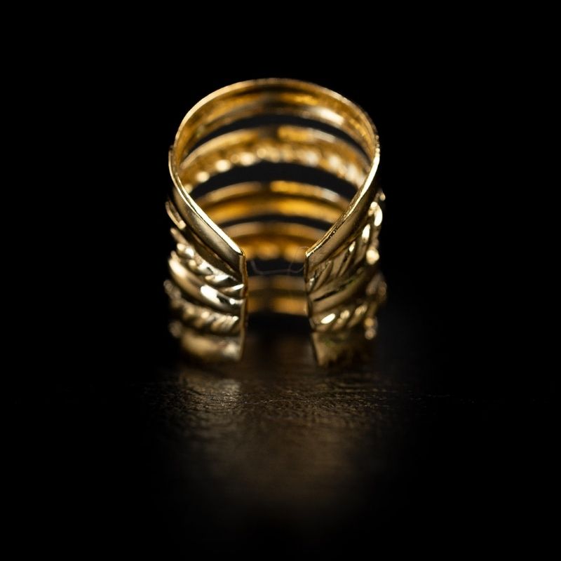 Aya III | Hair Jewelry x Ear Cuff - Gold - NOIR KĀLA