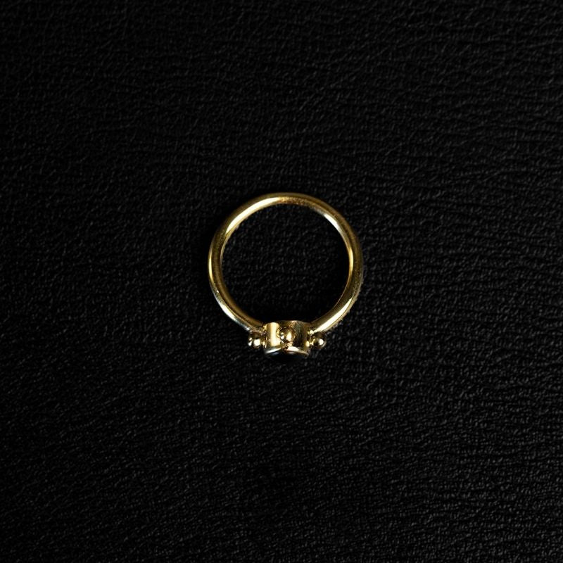 Dark Onyx | Ring - Brass - NOIR KĀLA