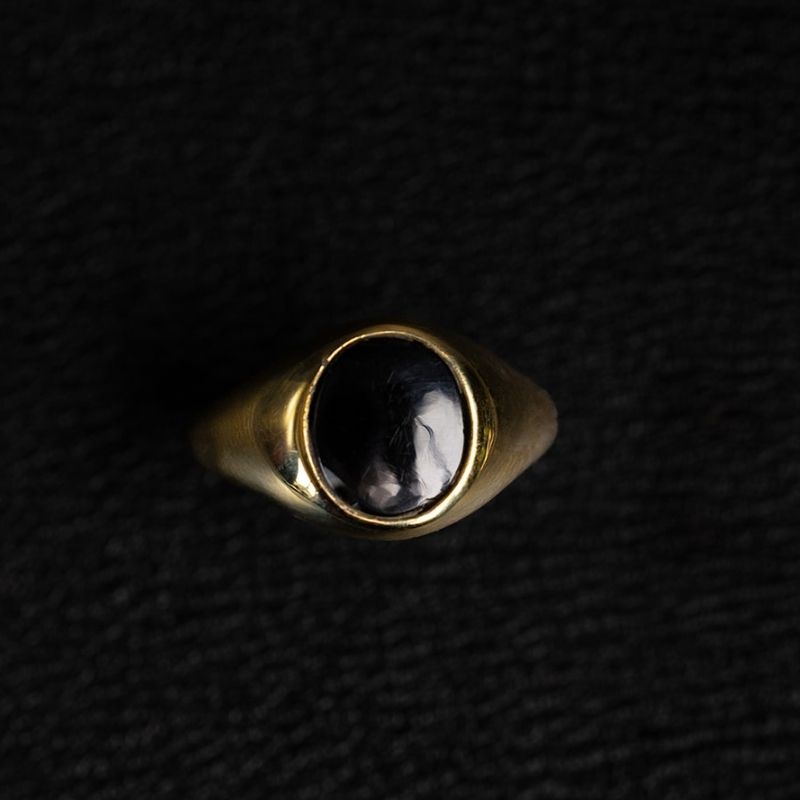 Black Orbit | Bague - Laiton - NOIR KĀLA