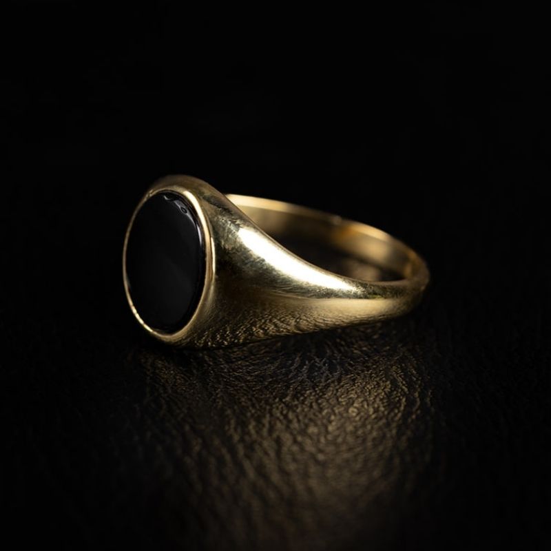 Black Orbit | Bague - Laiton - NOIR KĀLA