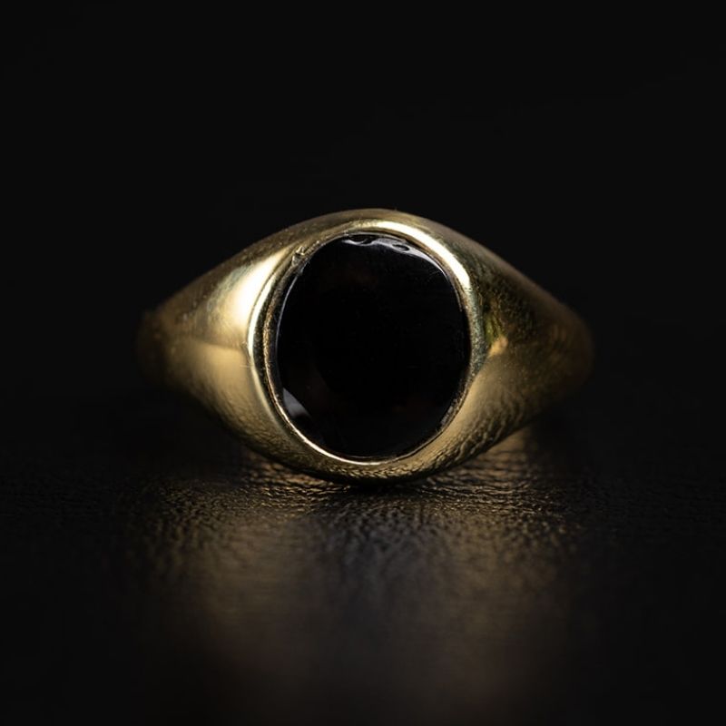 Black Orbit | Bague - Laiton - NOIR KĀLA