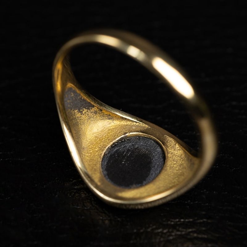 Black Orbit | Bague - Laiton - NOIR KĀLA
