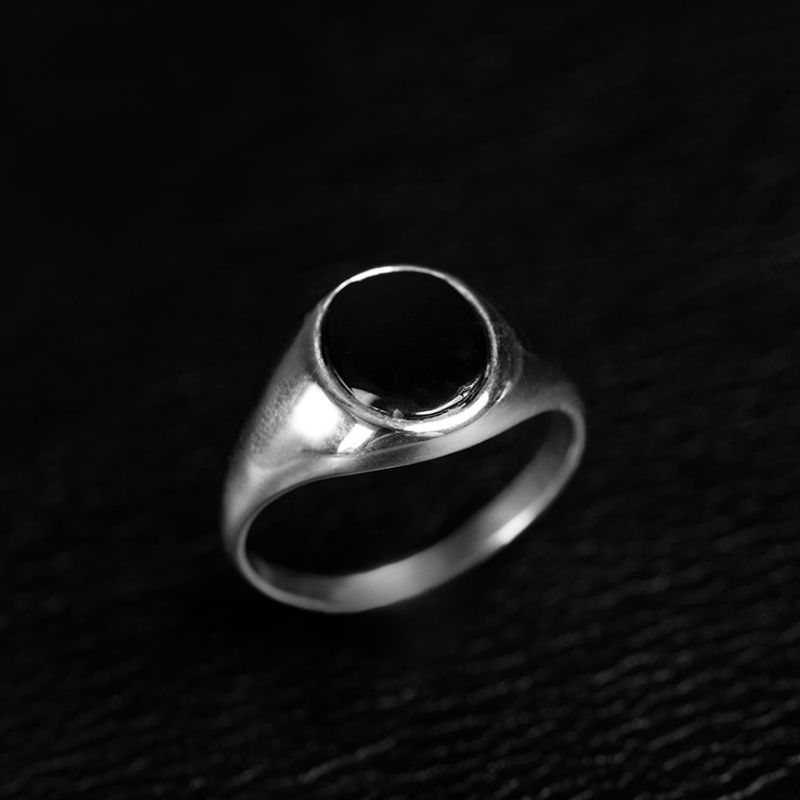 Black Orbit | Bague - Argent 925 - NOIR KĀLA