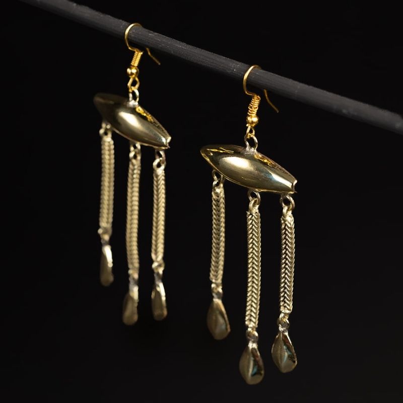 Poise Charm | Boucles d'oreilles - Laiton - NOIR KĀLA