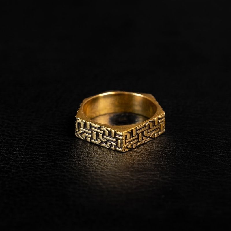 Dimensions | Bague - Laiton - NOIR KĀLA