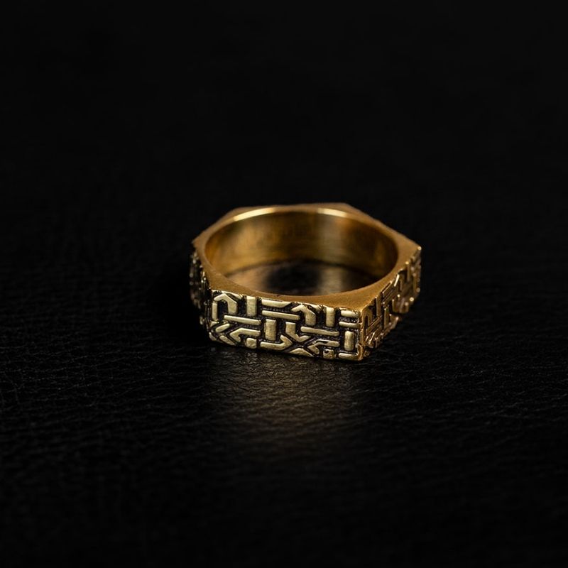 Dimensions | Bague - Laiton - NOIR KĀLA