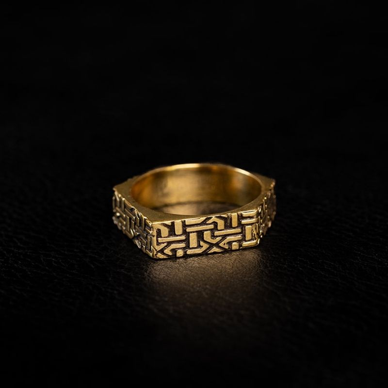 Dimensions | Bague - Laiton - NOIR KĀLA