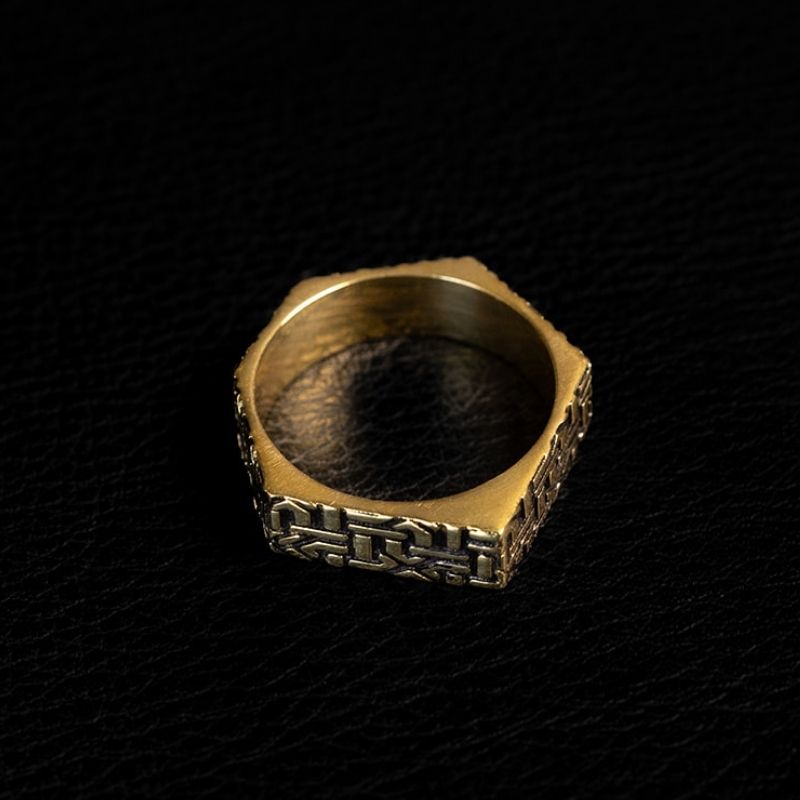 Dimensions | Bague - Laiton - NOIR KĀLA