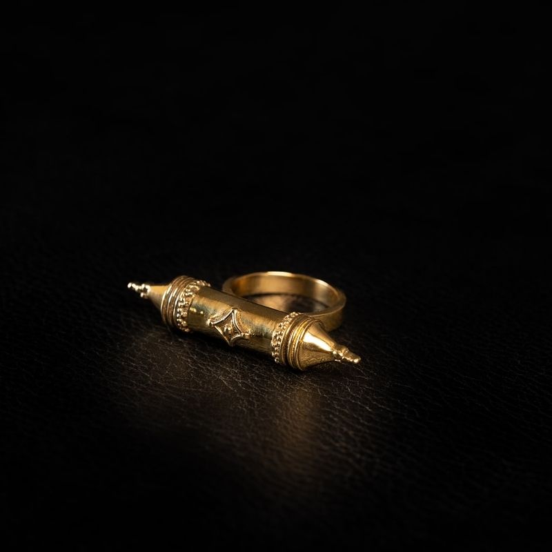 Vessel Amulet | Ring - Brass