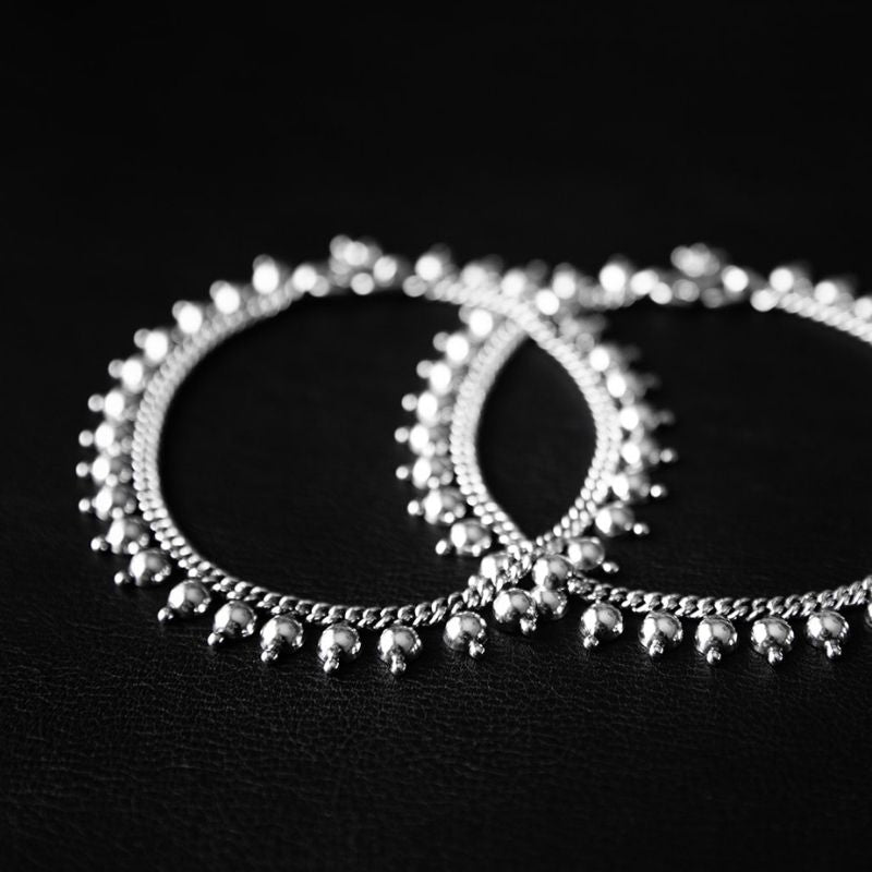 Sakti | Bracelet de cheville - NOIR KĀLA