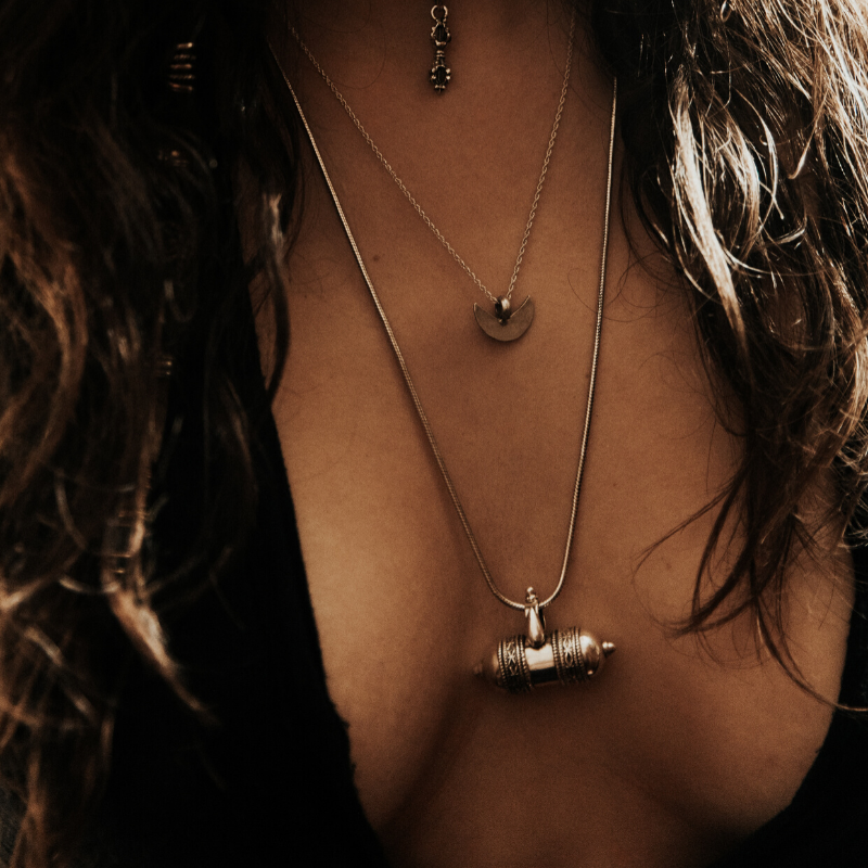 Birth | Bracelet de cheville - NOIR KĀLA