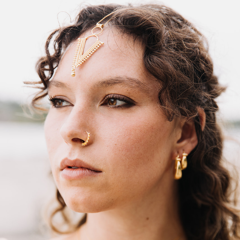 Divine | Piercing Septum - Or (18k Sale Collection) - NOIR KĀLA