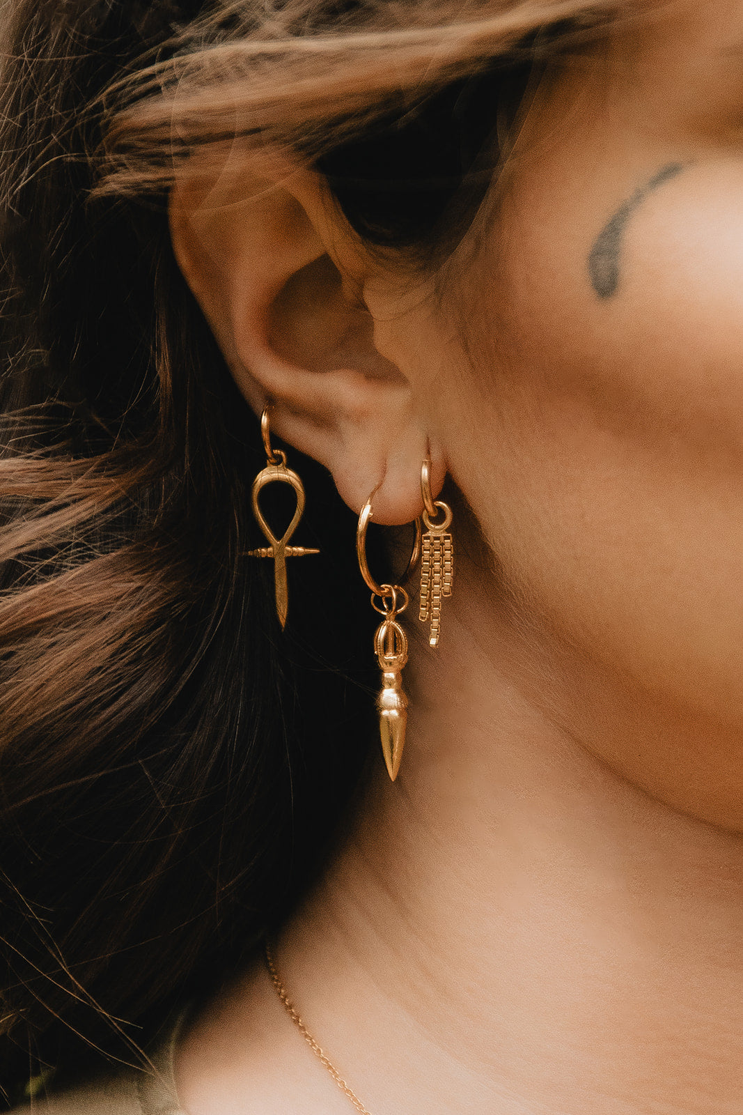 How to Build a Curated Ear with Stackable Huggie Earrings