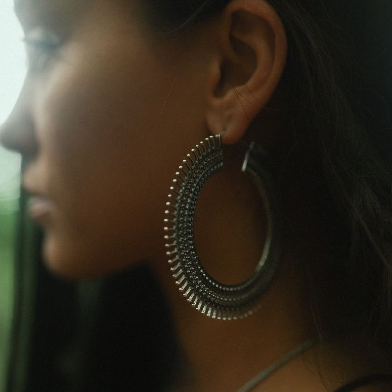 Āditi [L] | Hoop Earrings