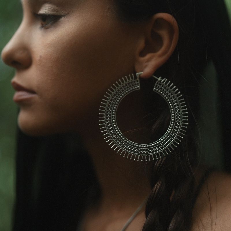 Āditi [L] | Hoop Earrings