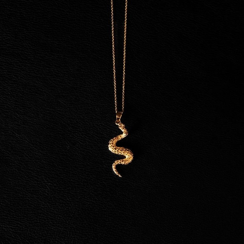 Serpent | Pendant Necklace - Gold