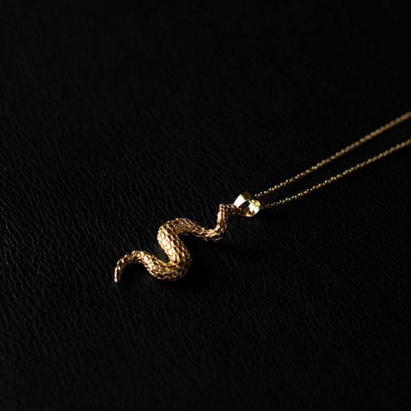 Serpent | Collier pendentif - Or 