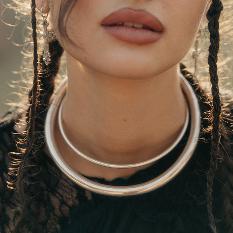 Torque I | Collar Necklace - 925 Silver