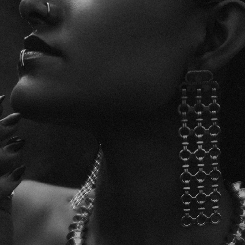 Interwoven Metal | Dangle Earrings - 925 Silver