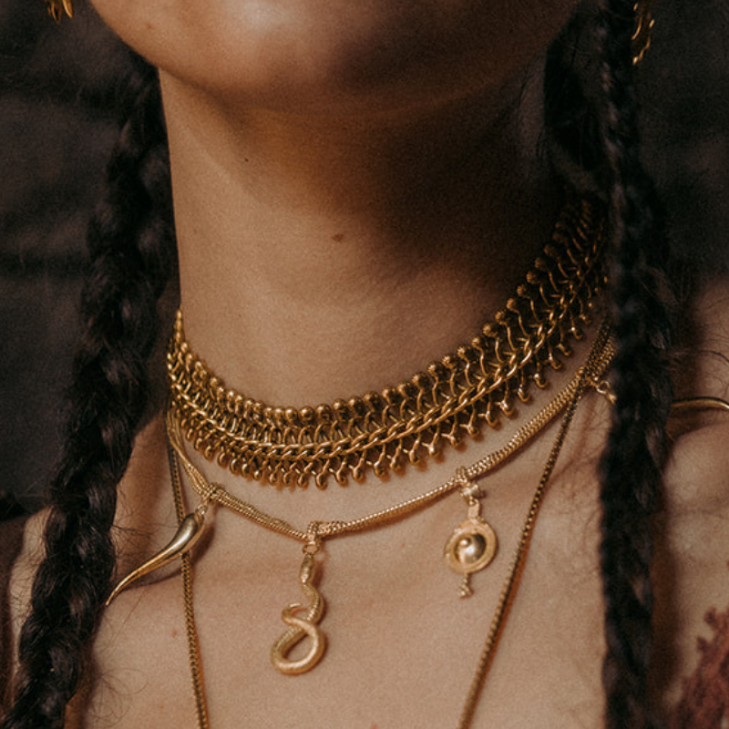 Charm | Talisman Necklace - Brass