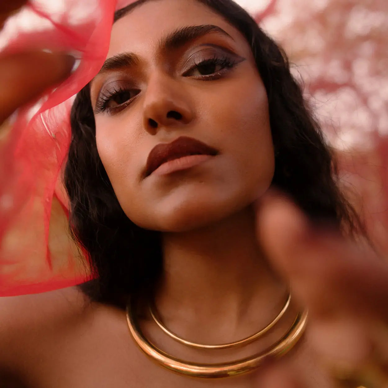 Torque I | Collar Necklace - Brass