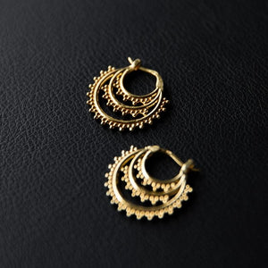 Seeds of Light | Hoops - Gold