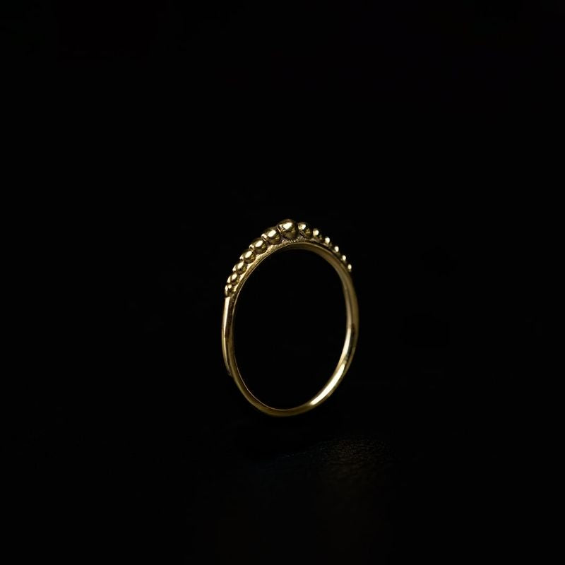 Route perlée | Bracelet - Laiton - NOIR KĀLA