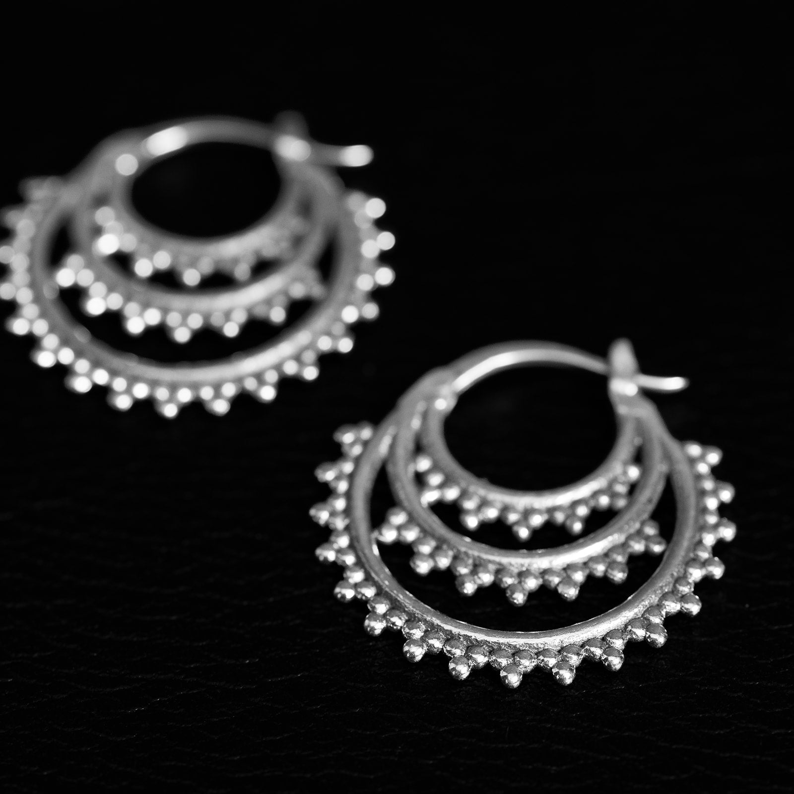 Seeds of Light | Hoop Earrings – 925 Silver
