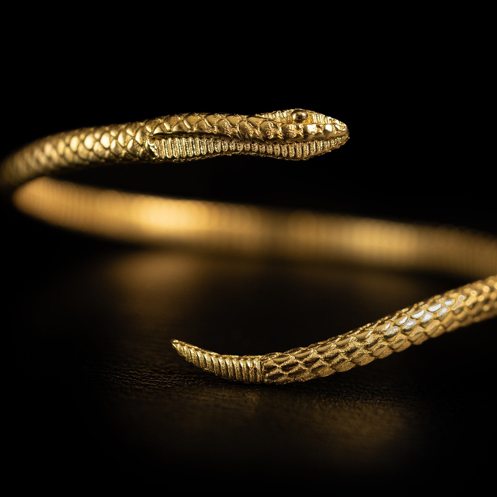 Serpentine | Serpent Bracelet - Brass