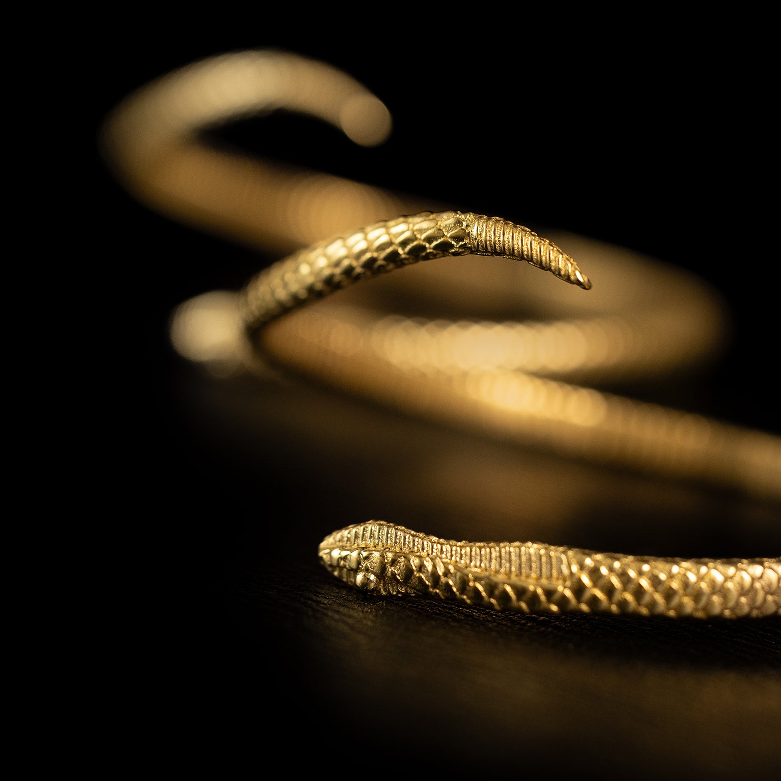 Serpentine | Serpent Bracelet - Brass