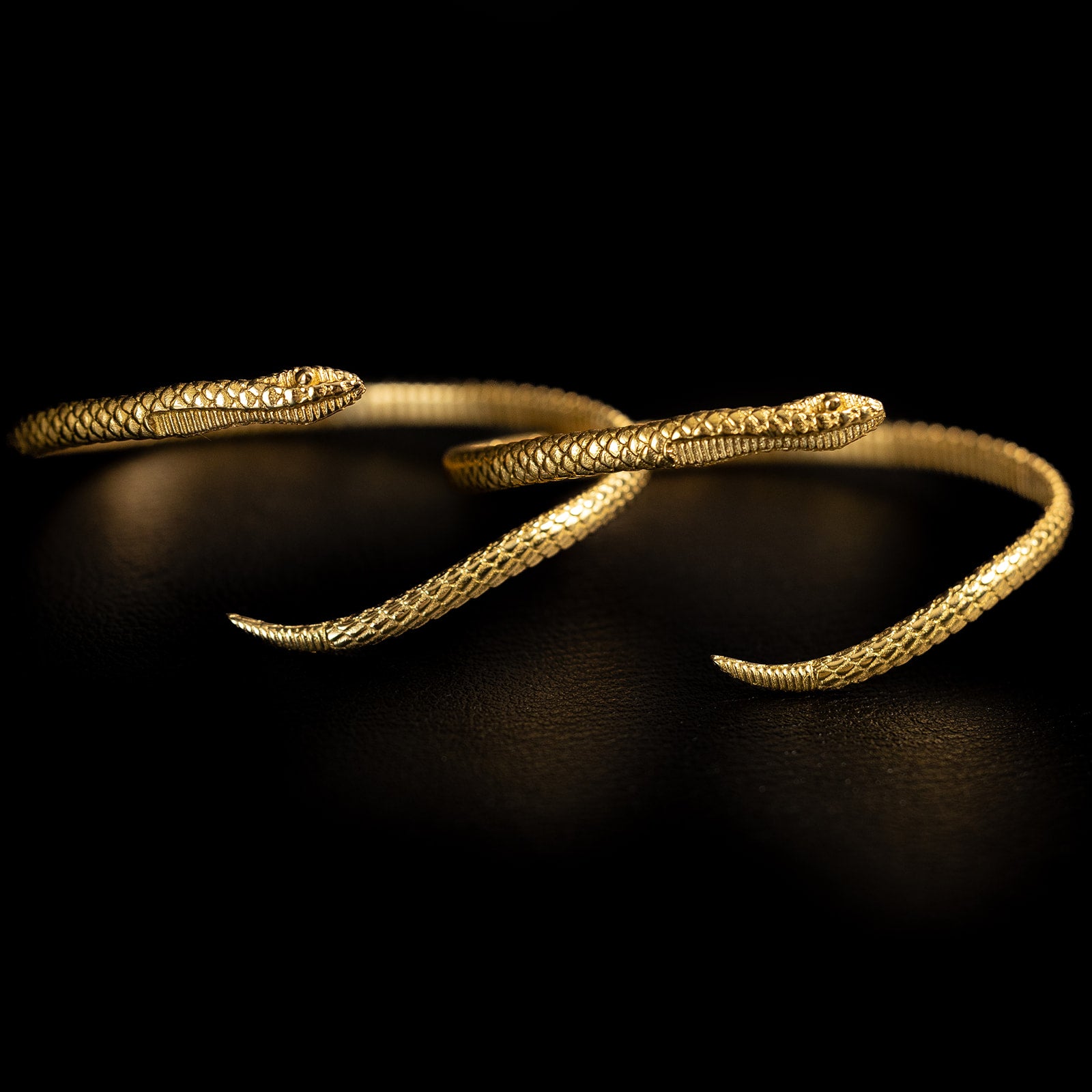 Serpentine | Serpent Bracelet - Brass