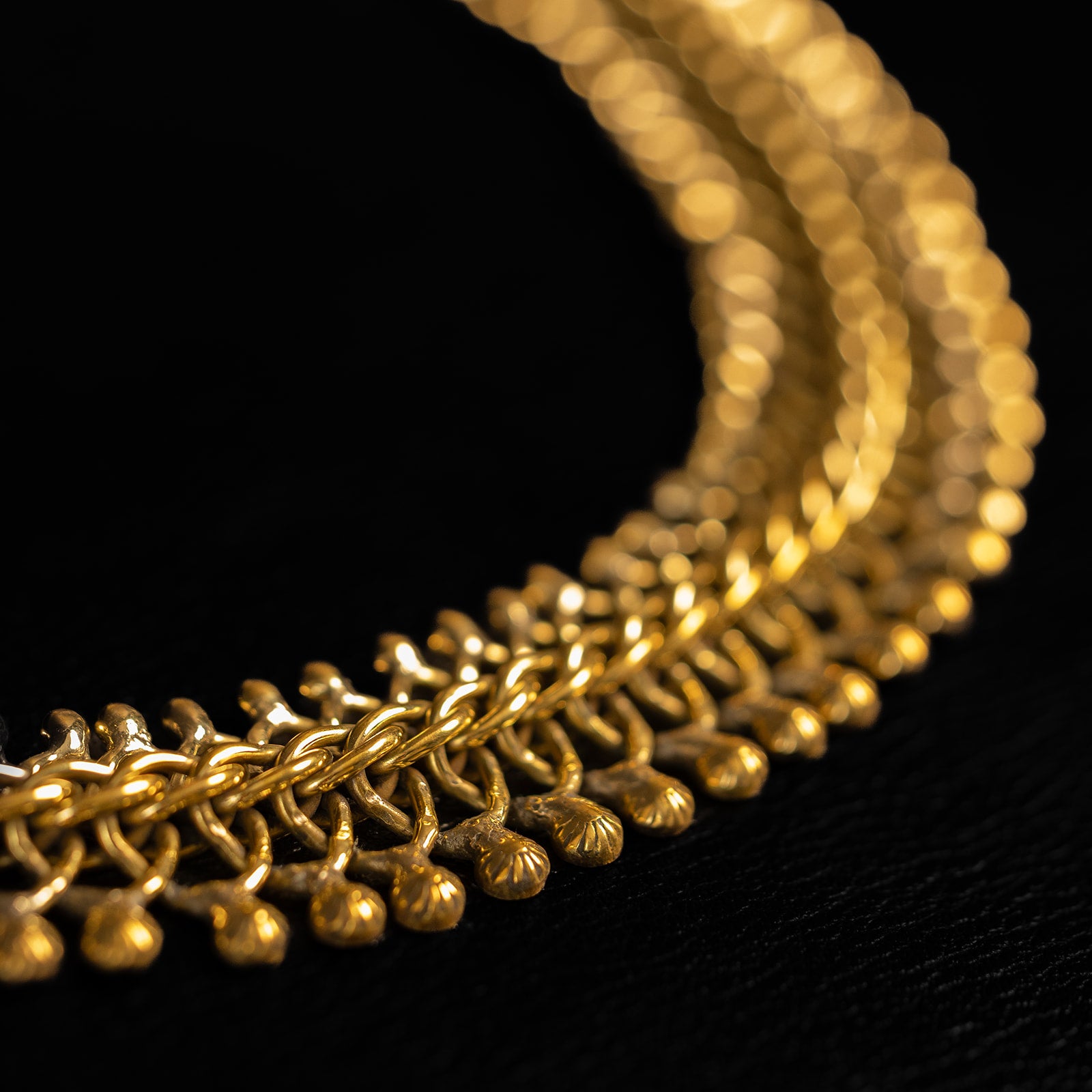 Interwoven Metal | Necklace - Brass
